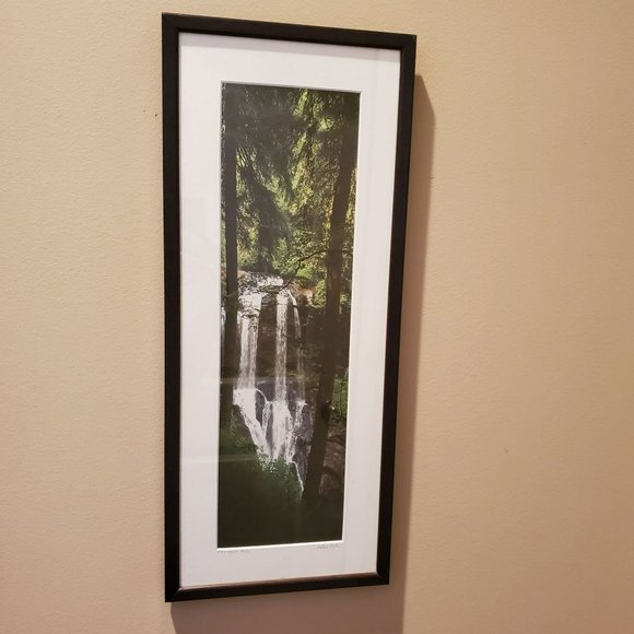 Art Print, Framed Matted Signed, Mark Losh Photography, Dry Falls NC Waterfall - Picture 1 of 8